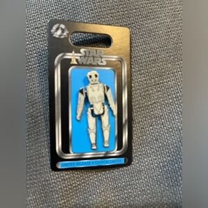 Star Wars Stormtrooper Vintage Action Figure Moving Arms Disney LR Pin